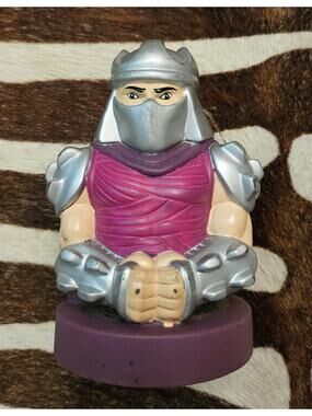 Shredder - Teenage Mutant Ninja Turtles 1990 TMNT Bubble Bath Bottle Topper ONLY